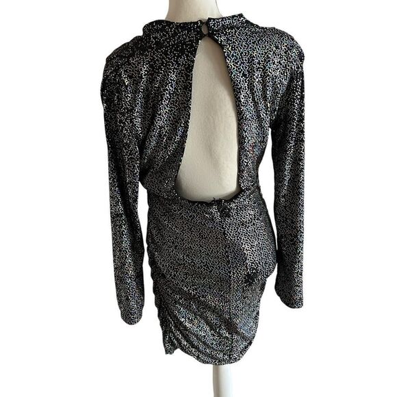 Alexia Admor Rainbow Sequin Dress Size 10 - Picture 6 of 8